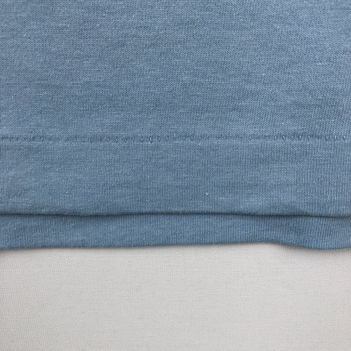 90'S Screen Stars Best Plain T-Shirt Made in USA Men's XL Vintage cotton Blue type light blue Vintage Second Hand