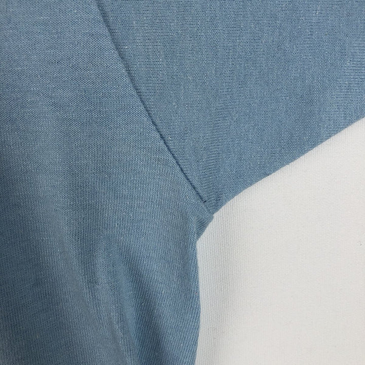 90'S Screen Stars Best Plain T-Shirt Made in USA Men's XL Vintage cotton Blue type light blue Vintage Second Hand