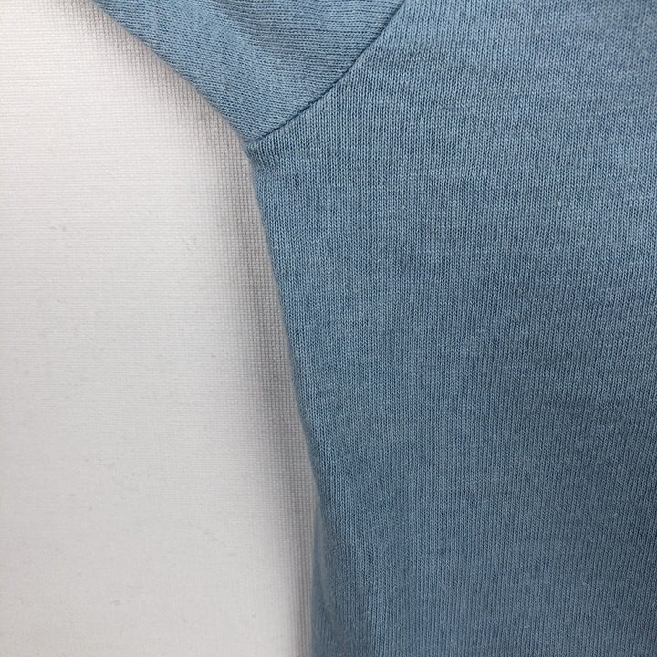 90'S Screen Stars Best Plain T-Shirt Made in USA Men's XL Vintage cotton Blue type light blue Vintage Second Hand