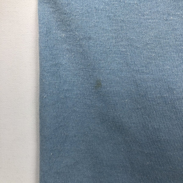 90'S Screen Stars Best Plain T-Shirt Made in USA Men's XL Vintage cotton Blue type light blue Vintage Second Hand