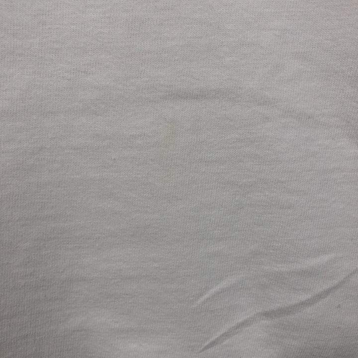 70s-80'S JCPenney Plain T-Shirt, XL (Size 46-48, equivalent to men's XL), Vintage cotton white type Vintage Second Hand