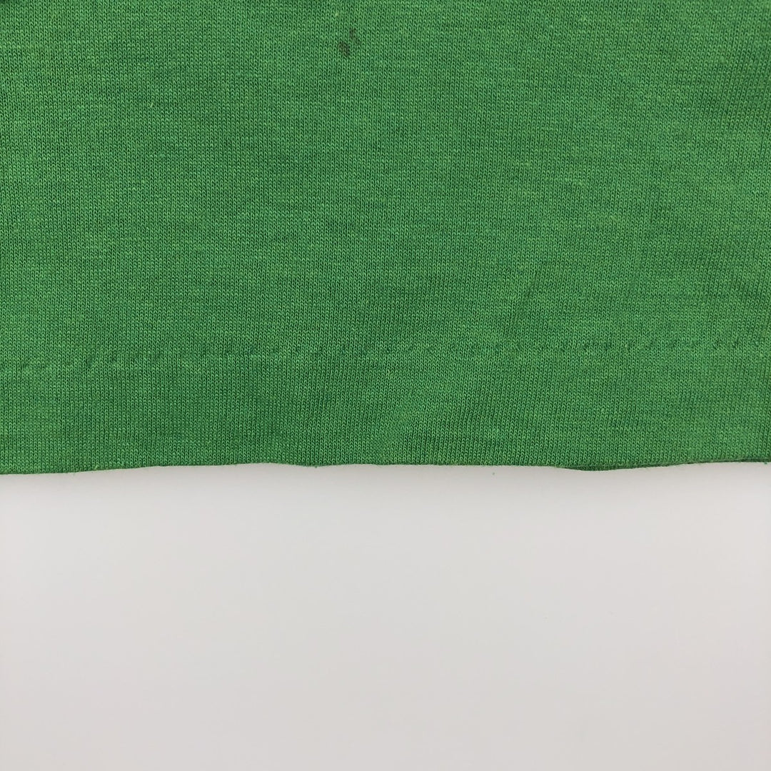 90'S VENUS V-neck Ringer T-shirt, Made in USA, Men's Size M (approx.), Vintage polyester green type Vintage Second Hand