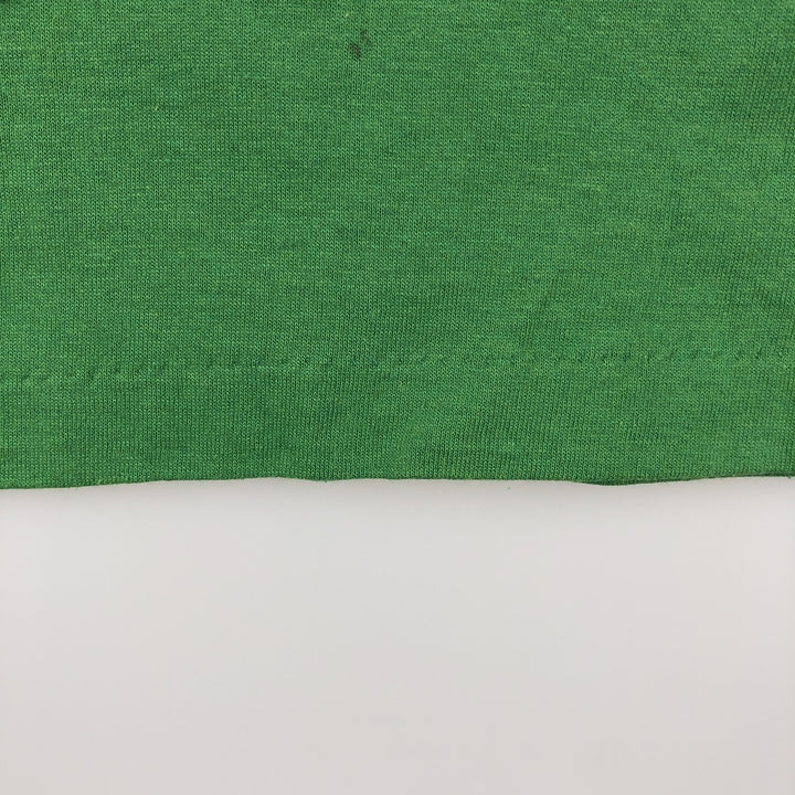 90'S VENUS V-neck Ringer T-shirt, Made in USA, Men's Size M (approx.), Vintage polyester green type Vintage Second Hand