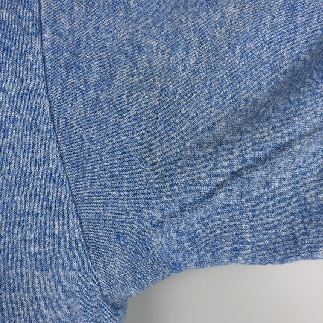 90'S Russell Ringer T-Shirt, Made in USA, Men's Size M (Equivalent), Vintage polyester Blue type light blue Vintage Second Hand