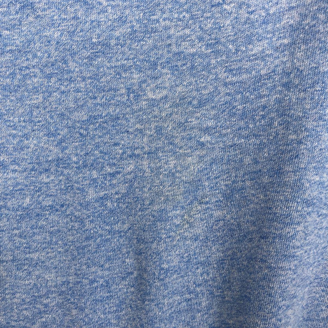 90'S Russell Ringer T-Shirt, Made in USA, Men's Size M (Equivalent), Vintage polyester Blue type light blue Vintage Second Hand