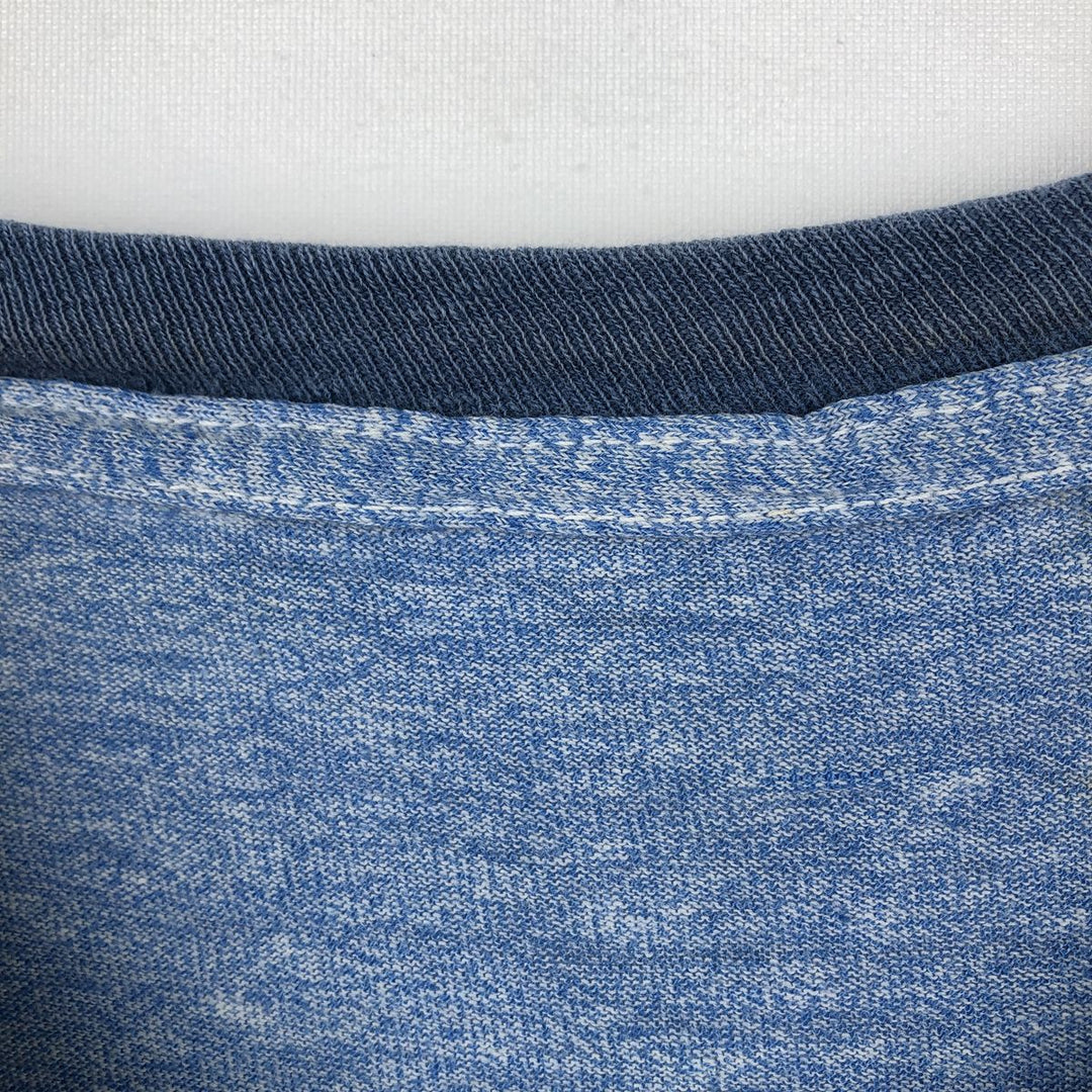 ~90'S Ringer T-shirt, Men's Size S (approx.), Vintage unclear blue type Vintage Second Hand