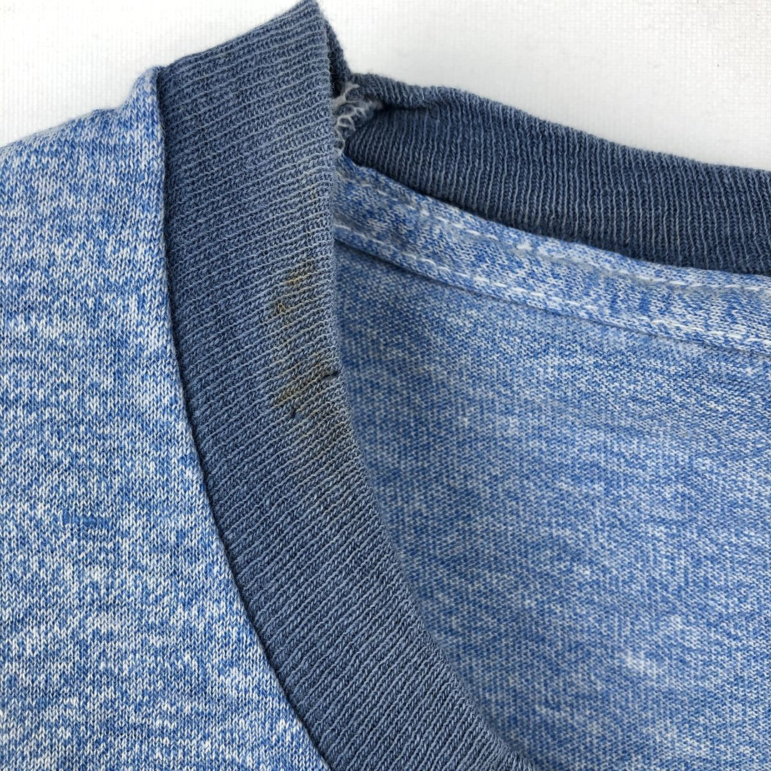 ~90'S Ringer T-shirt, Men's Size S (approx.), Vintage unclear blue type Vintage Second Hand