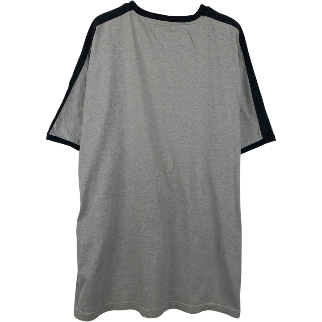 Ralph Lauren CHAPS logo embroidered ringer t-shirt, men's size XL. cotton gray type Vintage Second Hand