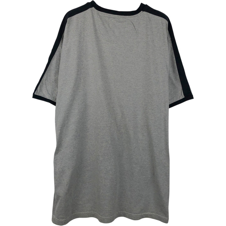 Ralph Lauren CHAPS logo embroidered ringer t-shirt, men's size XL. cotton gray type Vintage Second Hand