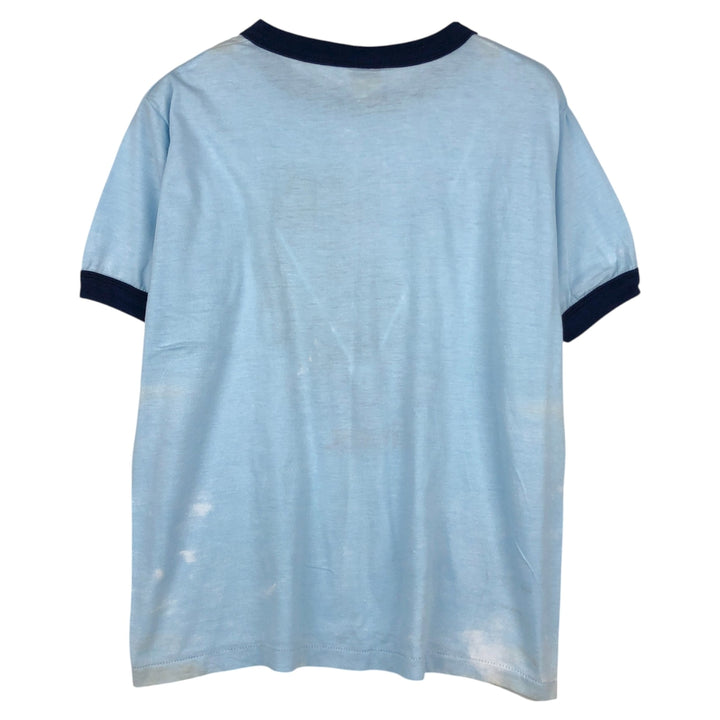 ~90'S The Old Country Busch Gardens Williamsburg Ringer T-shirt, Men's Size L polyester Blue type light blue Vintage Second Hand