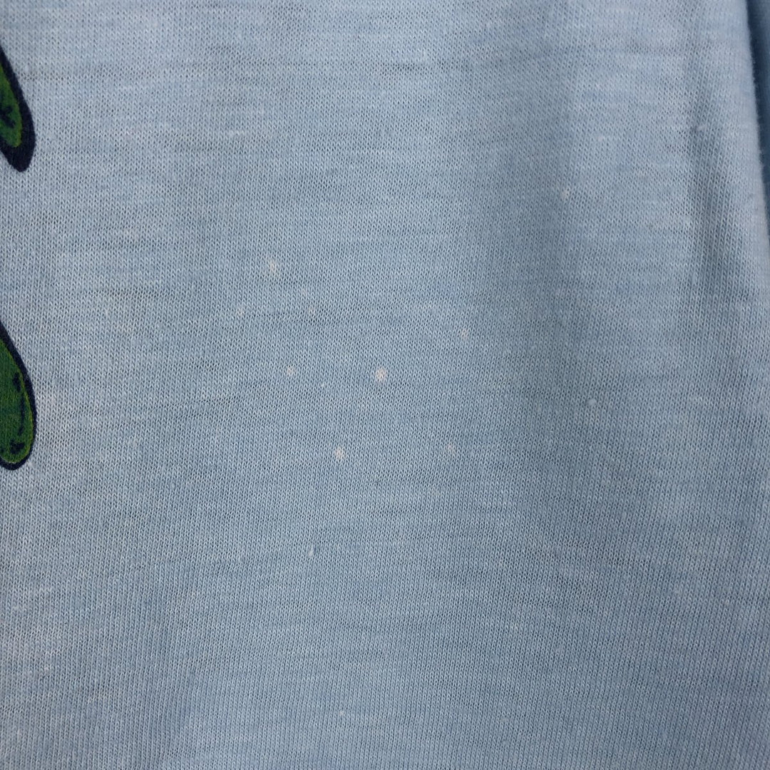 ~90'S The Old Country Busch Gardens Williamsburg Ringer T-shirt, Men's Size L polyester Blue type light blue Vintage Second Hand