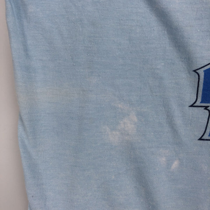 ~90'S The Old Country Busch Gardens Williamsburg Ringer T-shirt, Men's Size L polyester Blue type light blue Vintage Second Hand