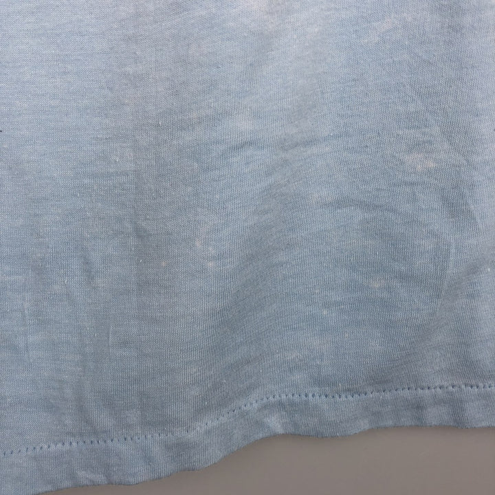 ~90'S The Old Country Busch Gardens Williamsburg Ringer T-shirt, Men's Size L polyester Blue type light blue Vintage Second Hand
