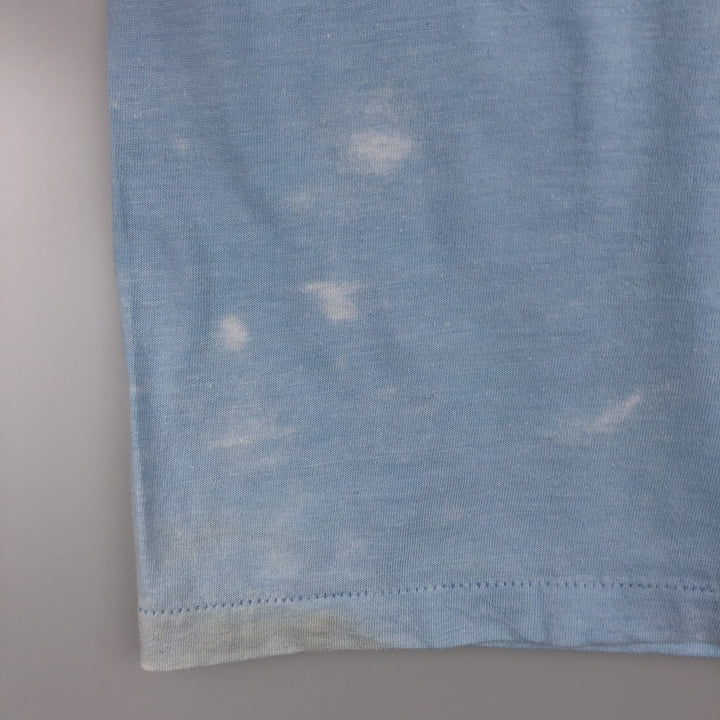 ~90'S The Old Country Busch Gardens Williamsburg Ringer T-shirt, Men's Size L polyester Blue type light blue Vintage Second Hand