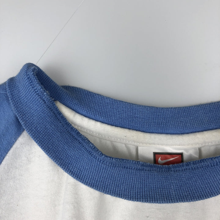 2000'S Nike Team College T-shirt, Men's Size S (approx.) cotton white type Vintage Second Hand