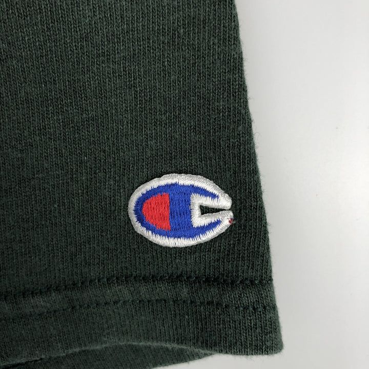 Champion Authentic Athletic Apparel College T-Shirt, Men's Size L (approx.) cotton green type Vintage Second Hand