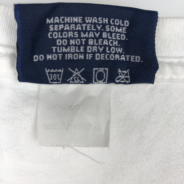 Jansport College T-shirt, Men's Size L (approx.), Vintage unclear white type Vintage Second Hand