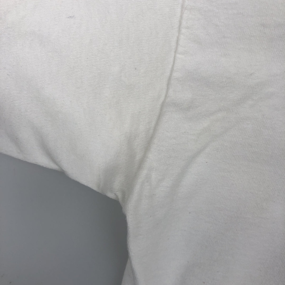 Jansport College T-shirt, Men's Size L (approx.), Vintage unclear white type Vintage Second Hand