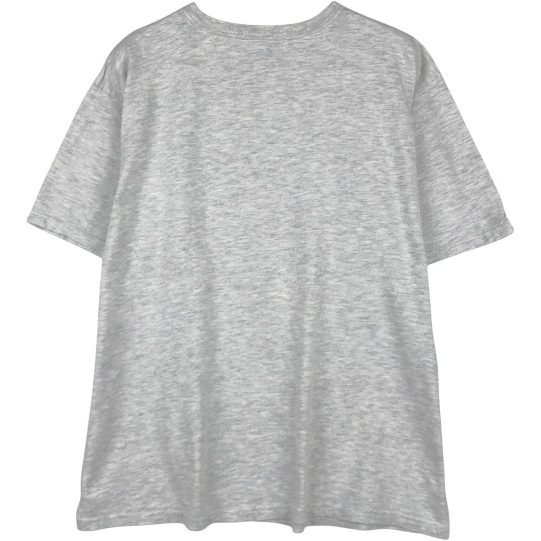 Champion Authentic Athletic Apple University of Michigan College T-Shirt, Men's Size L (approx.), Vintage cotton gray type Vintage Second Hand