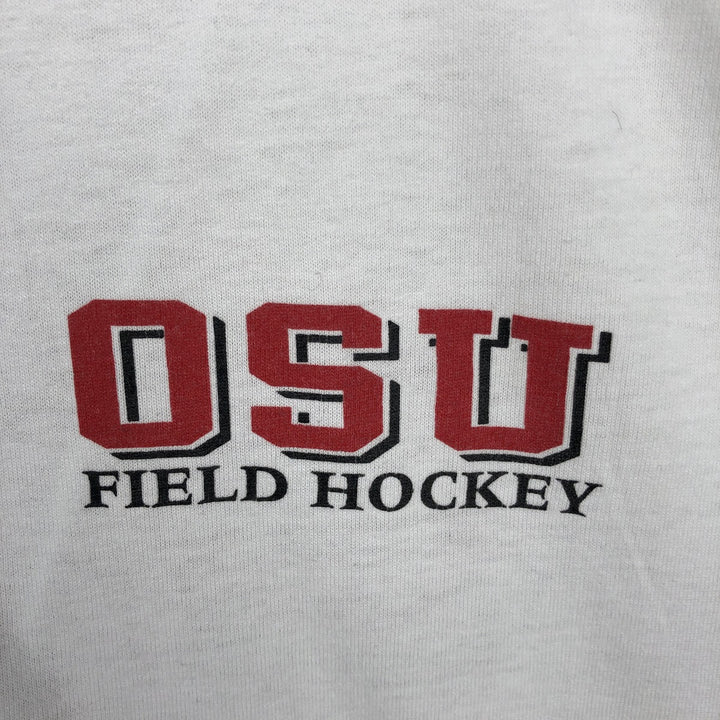90'S Fruit of the Loom BEST OHIO STATE Ohio State University College T-Shirt, Made in USA, Men's XL equivalent, Vintage cotton white type Vintage Second Hand