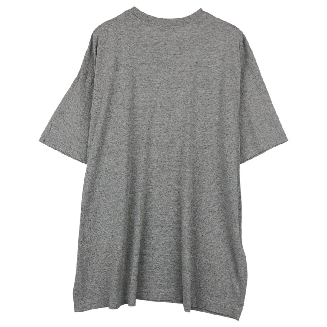 Nike Team College T-Shirt, Made in USA, Men's Size L (approx.) cotton gray type Vintage Second Hand
