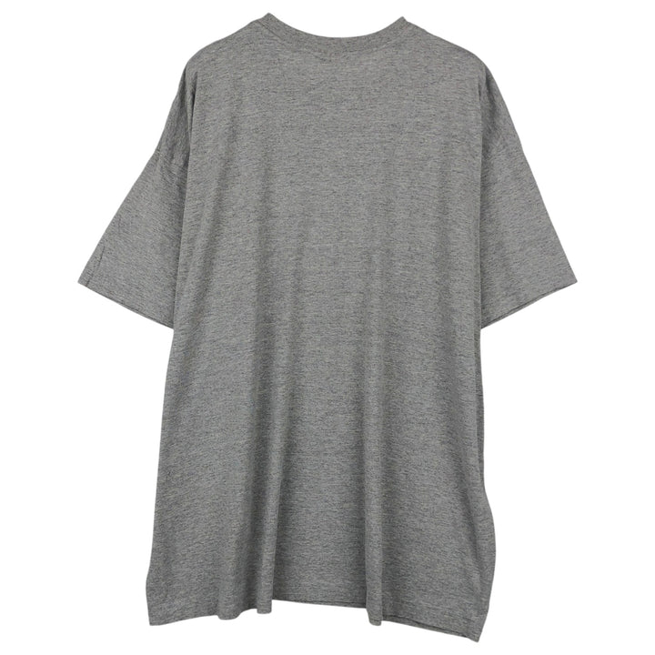 Nike Team College T-Shirt, Made in USA, Men's Size L (approx.) cotton gray type Vintage Second Hand