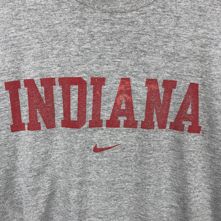 Nike Team College T-Shirt, Made in USA, Men's Size L (approx.) cotton gray type Vintage Second Hand