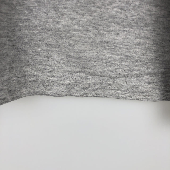 Nike Team College T-Shirt, Made in USA, Men's Size L (approx.) cotton gray type Vintage Second Hand