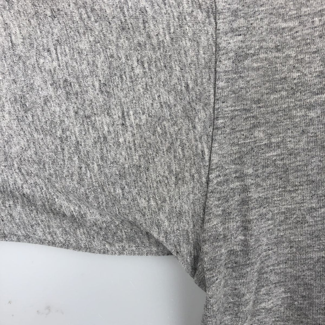 Nike Team College T-Shirt, Made in USA, Men's Size L (approx.) cotton gray type Vintage Second Hand