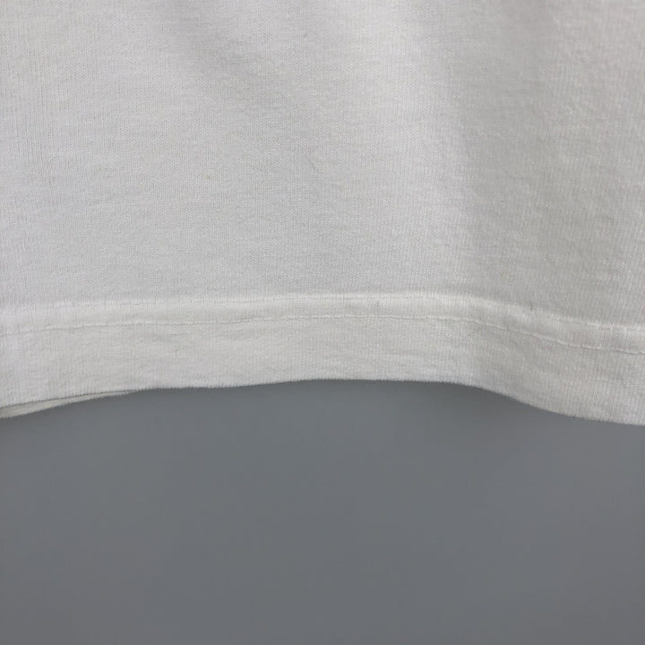 GEAR College T-shirt, Made in USA, Men's Size L cotton white type Vintage Second Hand