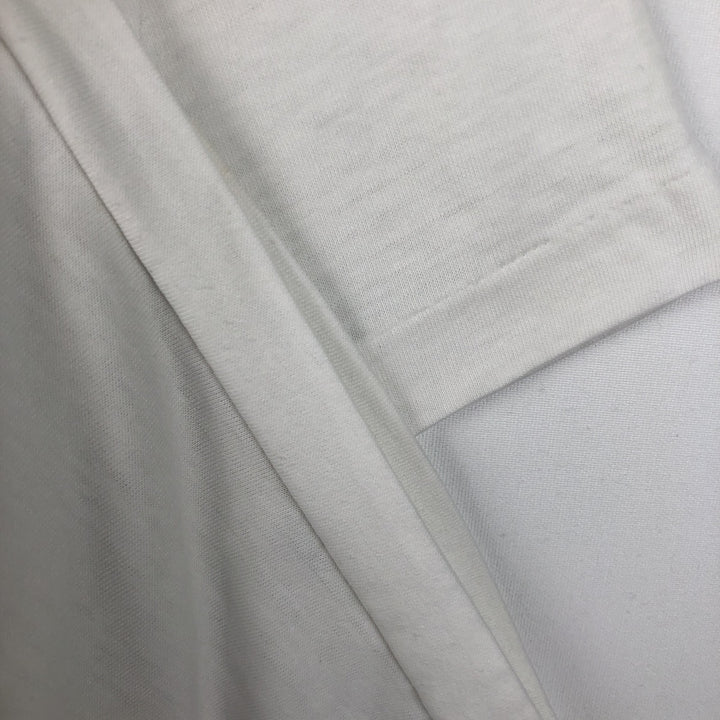 ~90'S College T-shirt, Men's Size L (approx.), Vintage unclear white type Vintage Second Hand