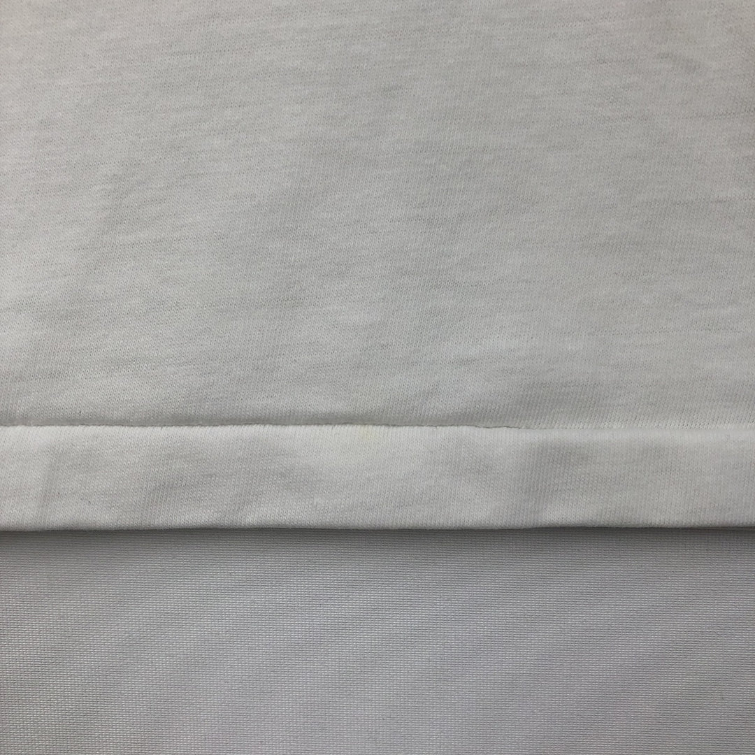 ~90'S College T-shirt, Men's Size L (approx.), Vintage unclear white type Vintage Second Hand