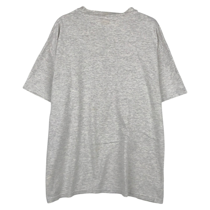 90'S Hanes Heavyweight Triple Print College T-Shirt, Men's Size L (Equivalent), Vintage cotton gray type Vintage Second Hand