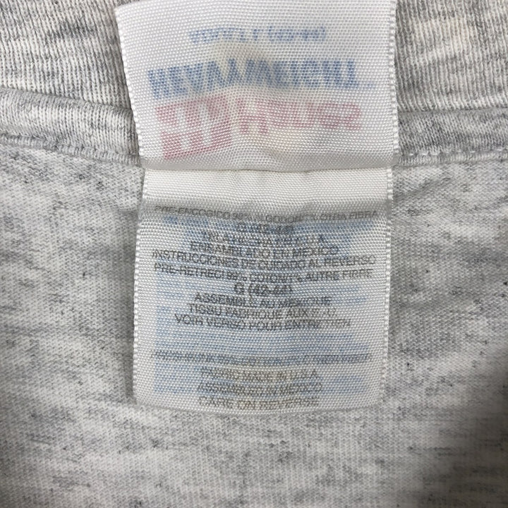90'S Hanes Heavyweight Triple Print College T-Shirt, Men's Size L (Equivalent), Vintage cotton gray type Vintage Second Hand