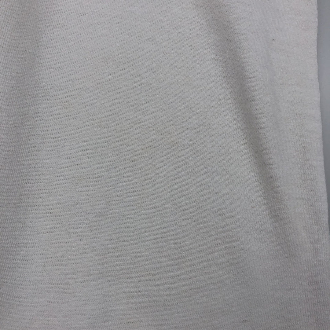 90'S Fruit of the Loom Eagle Pattern College T-Shirt, Made in USA, Men's Size L (approx.), Vintage cotton white type Vintage Second Hand