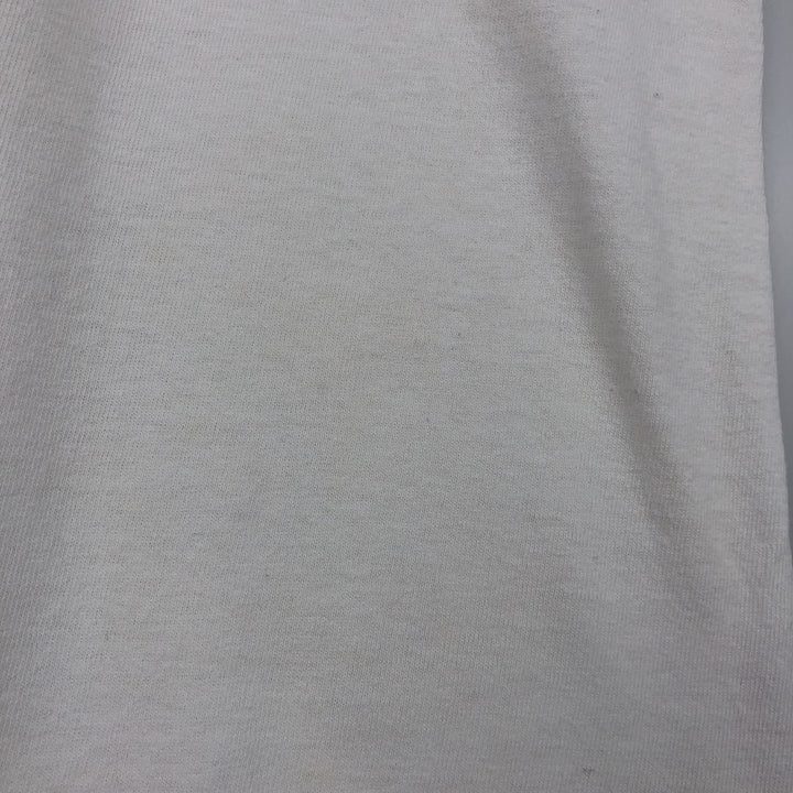 90'S Fruit of the Loom Eagle Pattern College T-Shirt, Made in USA, Men's Size L (approx.), Vintage cotton white type Vintage Second Hand