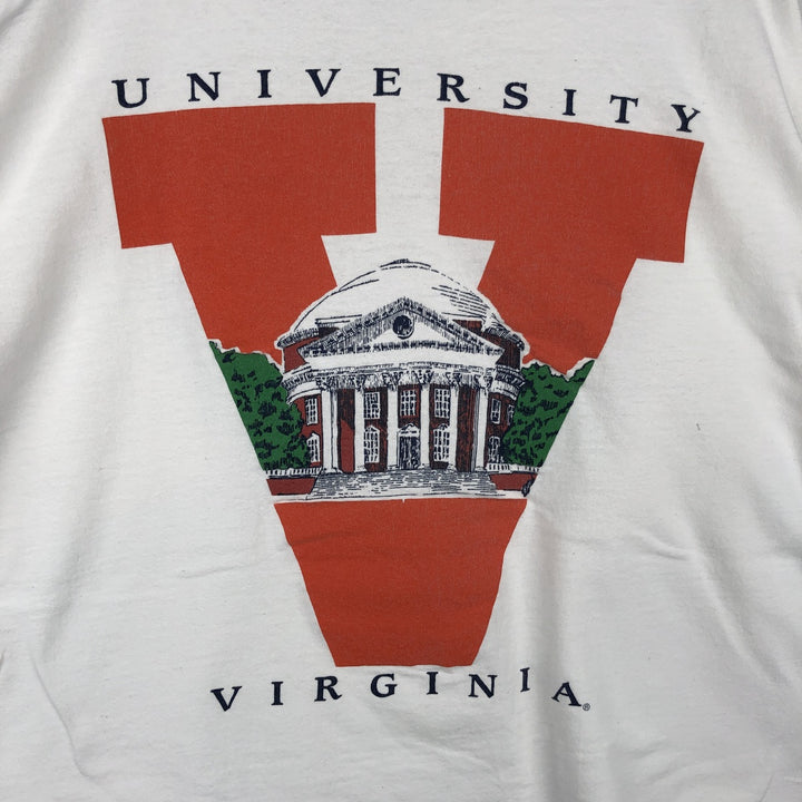 90'S Fruit of the Loom College T-Shirt, XL, Vintage cotton white type Vintage Second Hand