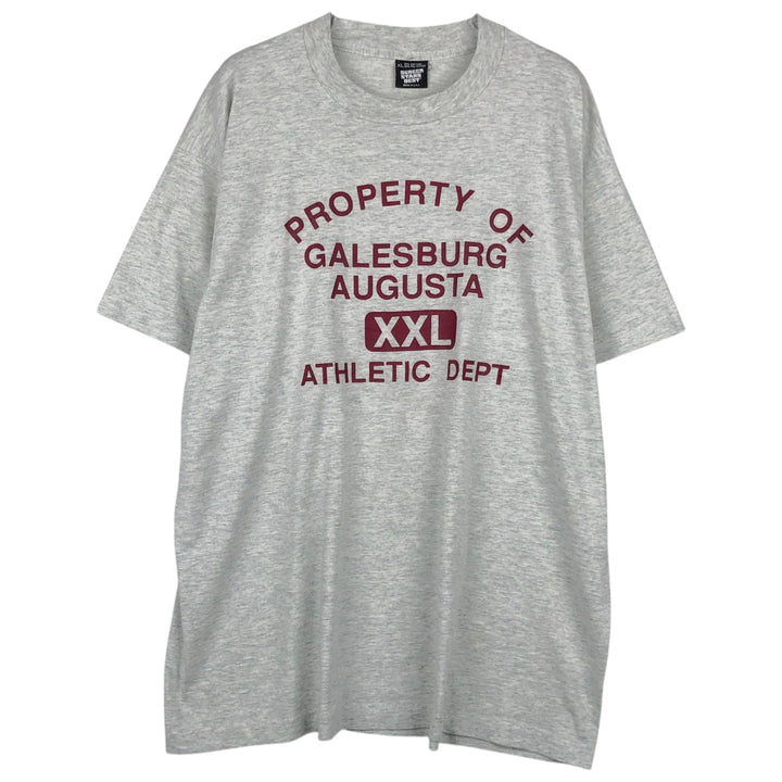 90'S Screen Stars Best College T-shirt, Made in USA, Men's XL, Vintage cotton gray type Vintage Second Hand