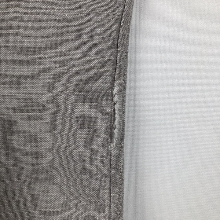 GAP STANDARD FIT Short-Sleeve Cotton x Linen Shirt, Men's Size L (approx.) linen gray type Vintage Second Hand