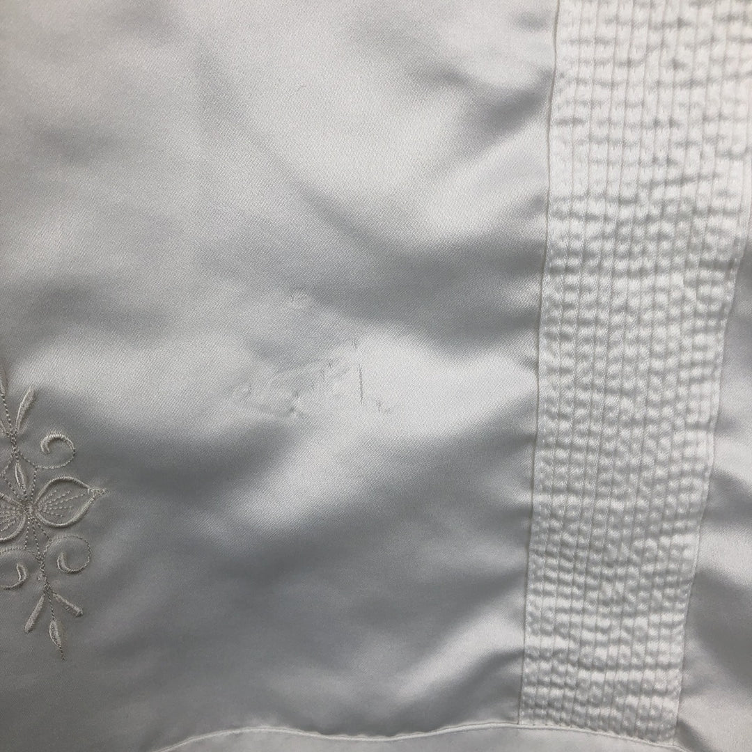 Chic Elegant Short-Sleeve Open-Collar Mexican Shirt, Cuban Shirt, Boxy Shirt, Men's Size L (approx.) polyester white type Vintage Second Hand