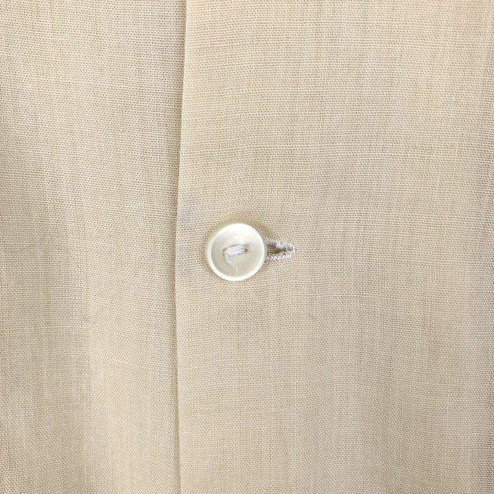 Anthony SPORT Short-Sleeve Open-Collar Mexican Shirt, Cuban Shirt, Boxy Shirt, Men's Size M unclear Beige type Vintage Second Hand