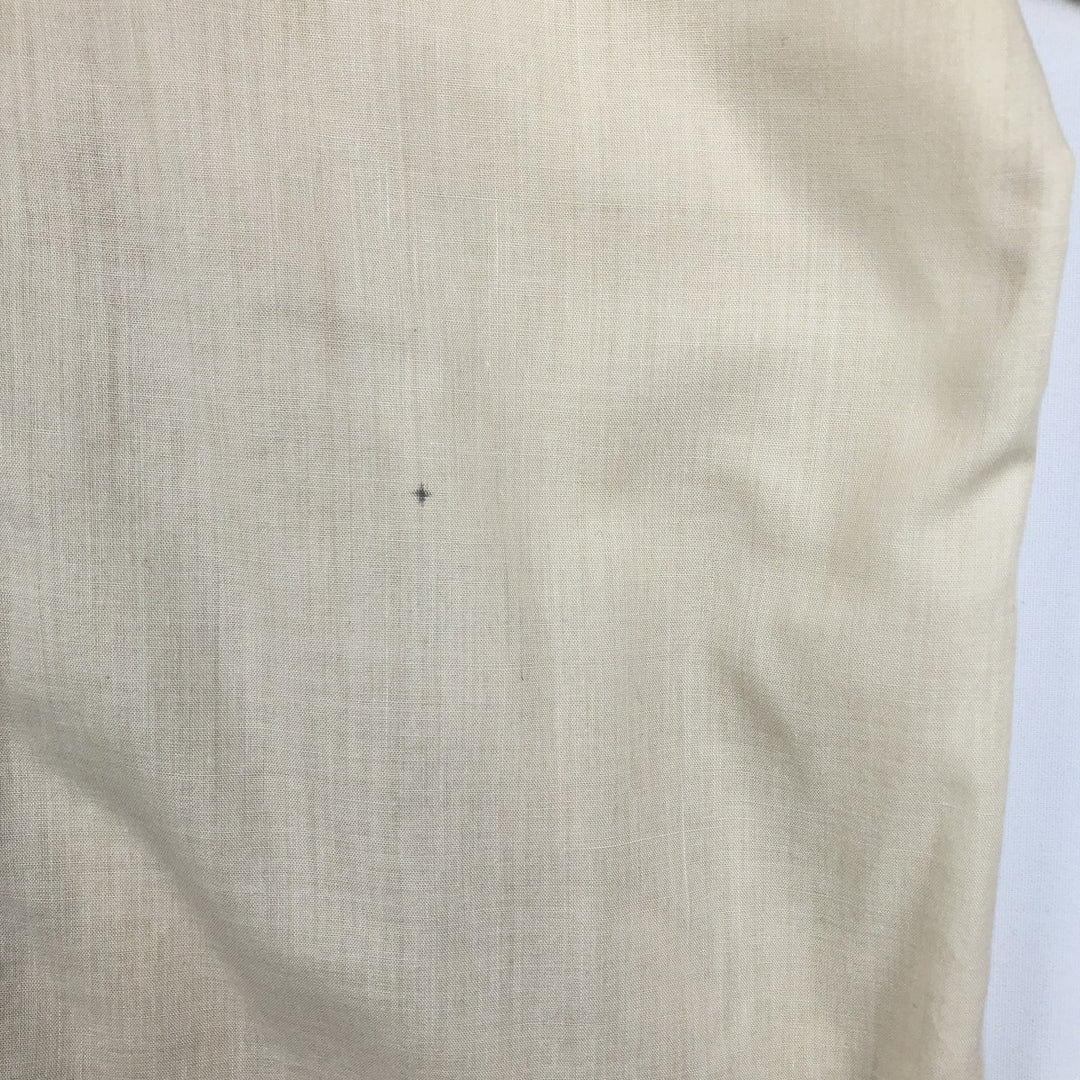 Anthony SPORT Short-Sleeve Open-Collar Mexican Shirt, Cuban Shirt, Boxy Shirt, Men's Size M unclear Beige type Vintage Second Hand