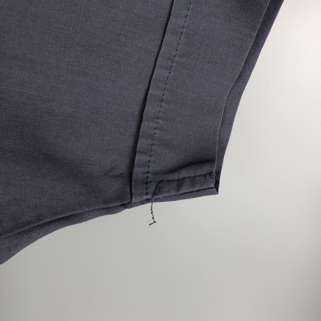 80s-90'S ROMANI Short-Sleeve Open-Collar Mexican Shirt / Cuban Shirt / Boxy Shirt / Men's XL Equivalent / Vintage polyester purple type Vintage Second Hand
