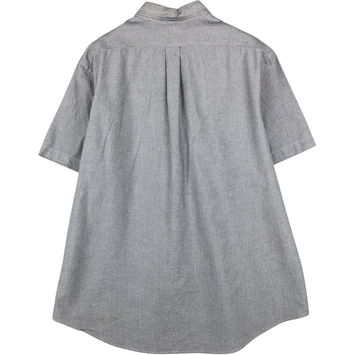 Ralph Lauren POLO RALPH LAUREN CLASSIC FIT Short-Sleeve Button-Down Shirt, Men's Size XL (approx.) cotton gray type Vintage Second Hand