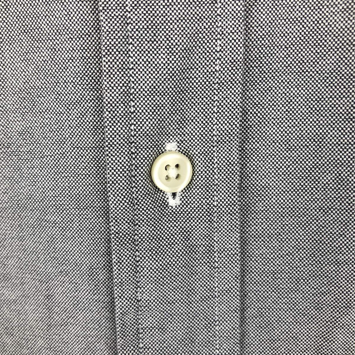 Ralph Lauren POLO RALPH LAUREN CLASSIC FIT Short-Sleeve Button-Down Shirt, Men's Size XL (approx.) cotton gray type Vintage Second Hand