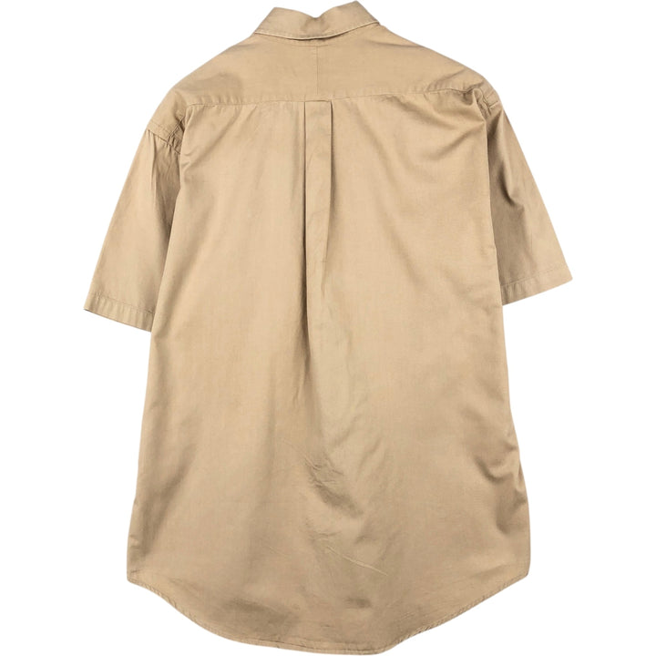 Ralph Lauren BLAKE short sleeve button down shirt, men's size M cotton Beige type Vintage Second Hand