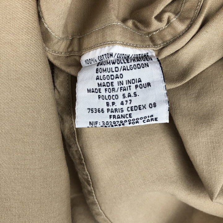 Ralph Lauren BLAKE short sleeve button down shirt, men's size M cotton Beige type Vintage Second Hand