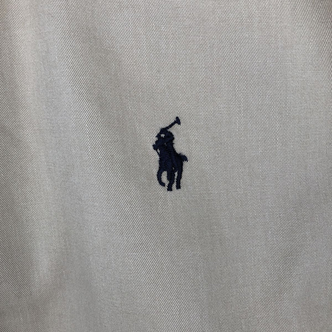 Ralph Lauren BLAKE short sleeve button down shirt, men's size M cotton Beige type Vintage Second Hand