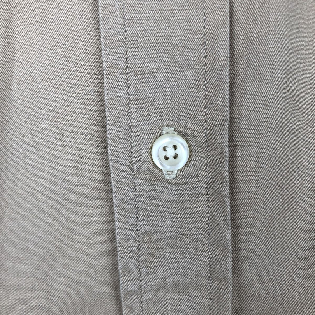 Ralph Lauren BLAKE short sleeve button down shirt, men's size M cotton Beige type Vintage Second Hand