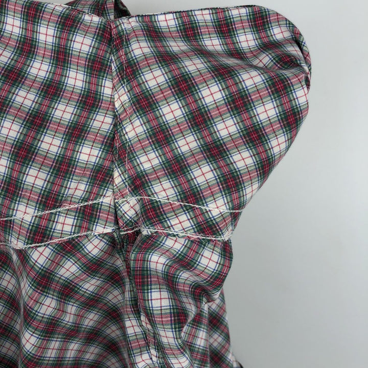 Ralph Lauren POLO RALPH LAUREN short sleeve button down check shirt men's M size cotton red type Vintage Second Hand